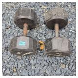 35lbs Dumbells