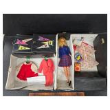 Doll case and contents