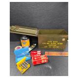 Ammo box full of black powder supplies