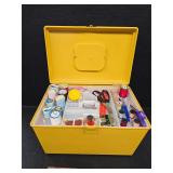 Sewing case and contents