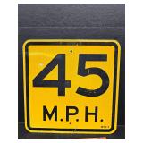 Speed limit sign