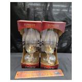 2 oil lamps
