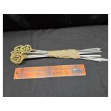Vintage Turkish shish kebab skewers