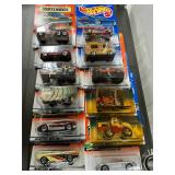 12 Hot wheels and matchbox