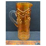 Early 1900s Fenton Lattice/Grapes Pitcher