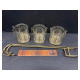 Candle lanterns and hangers