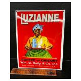 Enamel concave sign