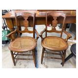 Antique Victorian hip rest chairs