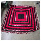 Red/Black Afghan