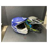 2 helmets