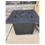 Propane fire pit with cover