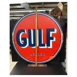 Metal Gulf sign