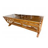 Handmade lobster trap table