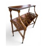 Chippendale style book trough table