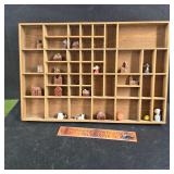 WhatNot Shelf w Contents