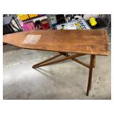 Antique wood ironing board