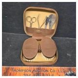 vintage Griffon brown leather case