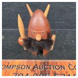 MCM Teak Wood Nuts to you Nut Cracker