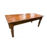Primitive antique harvest table
