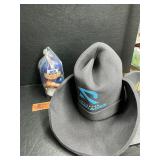 Hat and bottle