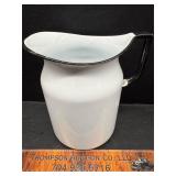 Enamel ware pitcher