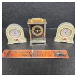 Bulova Clock & 2 others