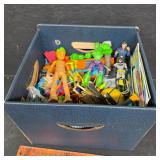 Box of toys. Action Figures & other