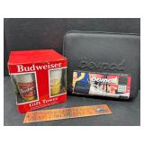 Cooler and Budweiser cups