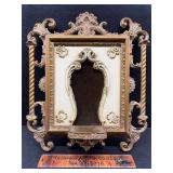 Vintage candle shelf