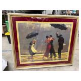 Dancing framed art