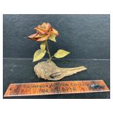 Signed 1986 Metal Art Rose