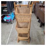 3 Basket Storage Rack