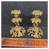 vintage Glo-Mar Art Works Inc. brass candlesticks