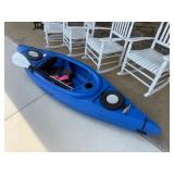 Mariner 10.4 kayak with paddles and jacket