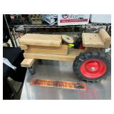 Wooden tractor