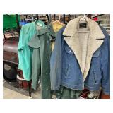 3 vintage jackets and a vest
