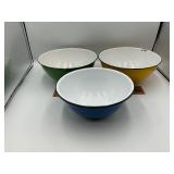 Enamel bowls