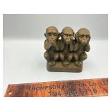 Cast iron monkey bank
