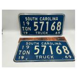 2 1969 SC tags