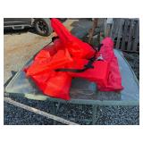 Folding chair and life vest