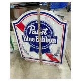 Pabst blue ribbon metal sign