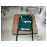 Card table and chair