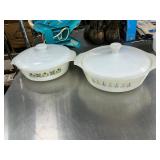 2 Fire King bowls