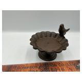 Cast iron bird bath