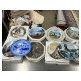 10 assorted collectors plates