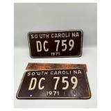 2 1971 SC tags