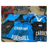 6 panthers shirts L and XL