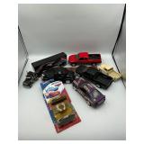 Die cast cars and trucks