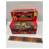 2 die cast cars