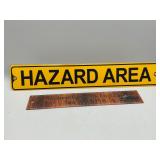 Metal sign